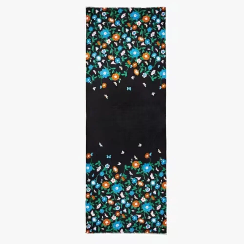 kate spade new york floral garden oblong scarf